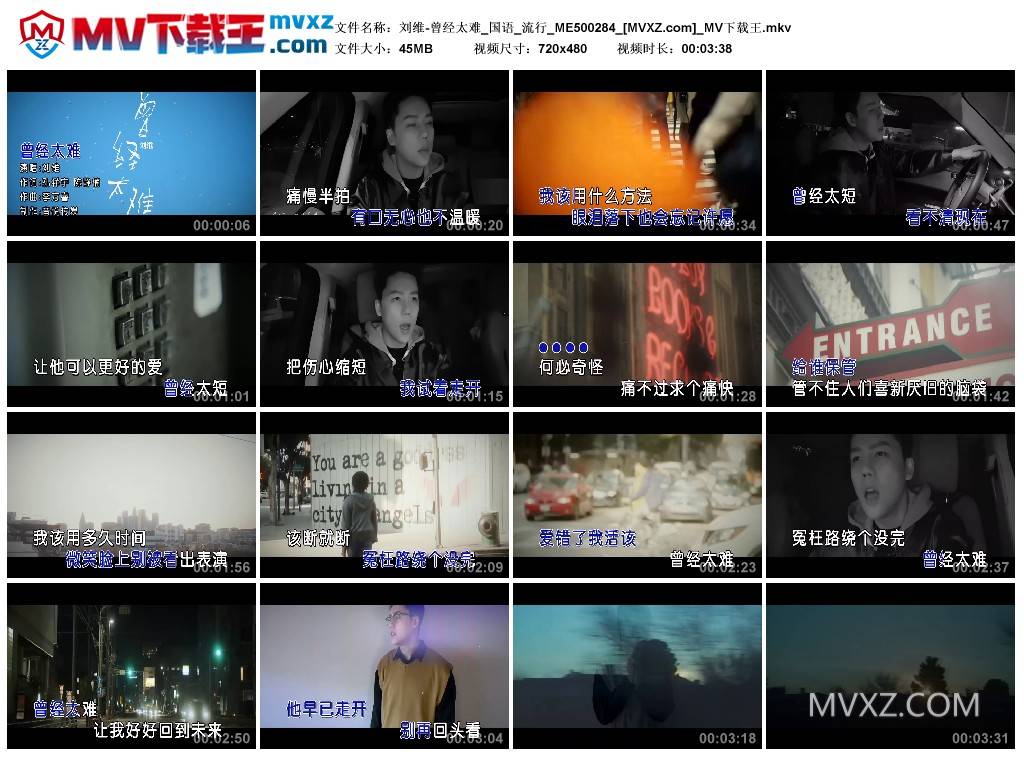 刘维-曾经太难_国语_流行_ME500284